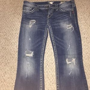 Silver Pioneer Bootcut Jeans